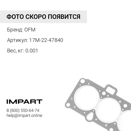 17M-22-47840 О-кольцо