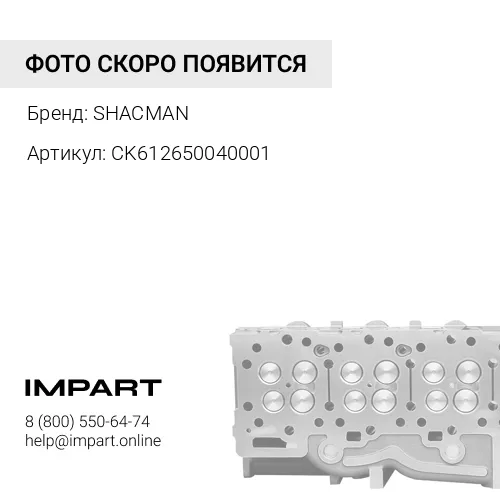 CK612650040001 Головка блока цилиндра в сборе WP10.336E53 X3000 SHACMAN