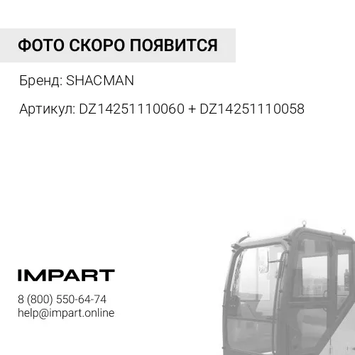 DZ14251110060 + DZ14251110058 Обтекатель кабины левый (Комплект) X3000 SHACMAN