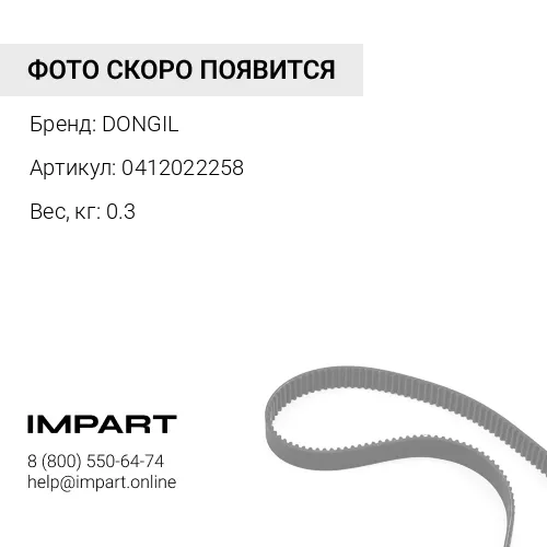 0412022258 Ремень клиновой (AV17x1461) 0412022258 DONGIL
