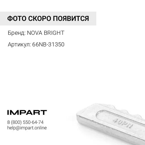 66NB-31350 Стопор 66NB-31350 пальца коронки 66NB-31310 NOVA BRIGHT