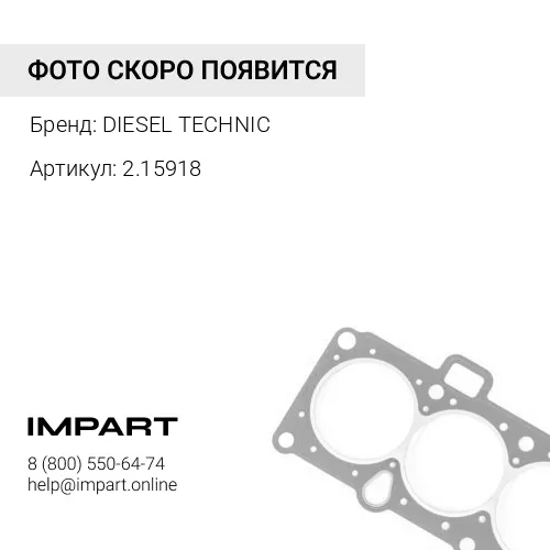 2.15918 Кольцо уплотнительное DIESEL TECHNIС