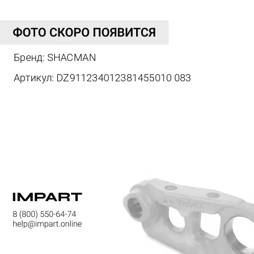 DZ911234012381455010083 Шпилька колесная задняя с гайкой L=120 D=22 M22 129 с насечками SHACMAN