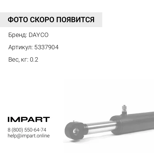 5337904 Ремень ручейковый 8PK2497 5337904 DAYCO