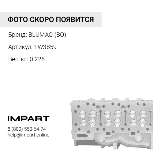 1W3859 BQ Клапан впускной