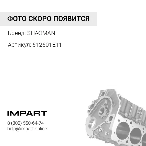 612601E11 Блок цилиндров WP10 Евро3 SHAANXI 612600900029 SHACMAN