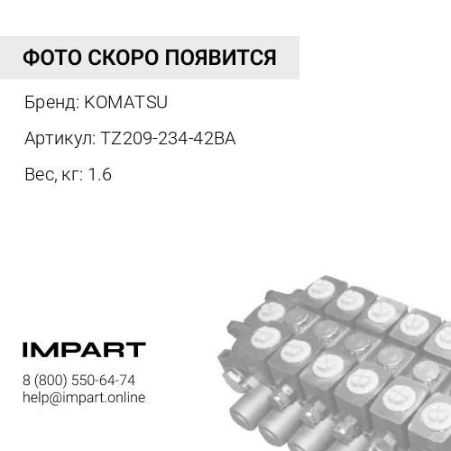 TZ209-234-42BA НАБОР УПЛОТНИТЕЛЕЙ KOMATSU