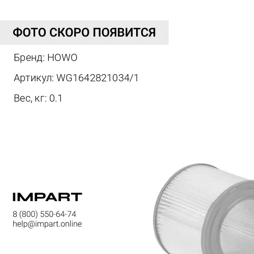 WG1642821034/1 Фильтр салона HOWO (WG1642821034/1) HOWO