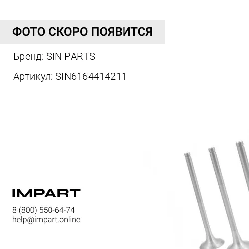 SIN6164414211 Клапан выпускной