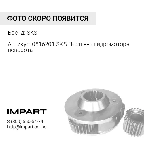 0816201-SKS Поршень гидромотора поворота, шт SKS