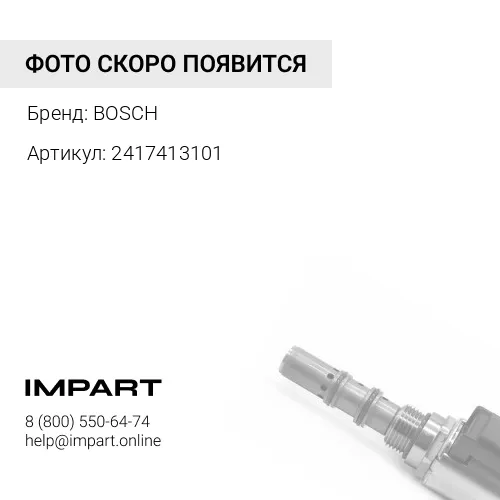 2417413101 Перепускной клапан BOSCH