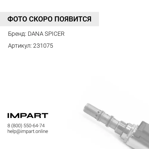 231075 Клапан DANA SPICER