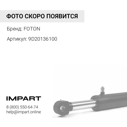 9D20136100 Палец 60х210 стрелы (задний) Foton FL936F, FOTON