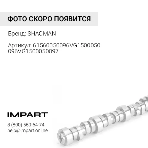 61560050096VG1500050096VG1500050097 Распредвал WP10/WD615 Евро2 61560050096/VG1500050096/VG15000 SHACMAN