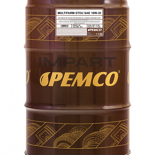 Масло универсальное PEMCO MULTIFARM STOU SAE 10W-30 (60)