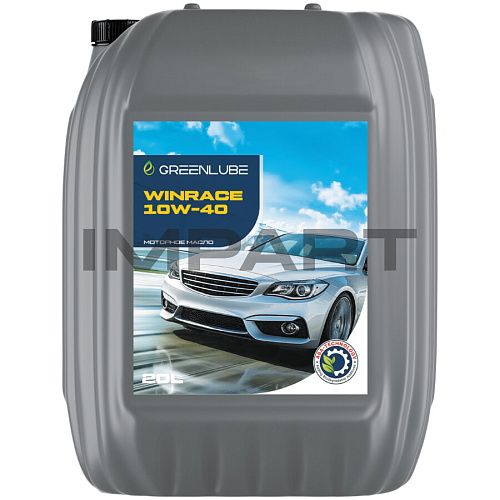 Масло моторное Greenlube Winrace 10W-40 SN/CF; ACEA A3/B4 (20 л)