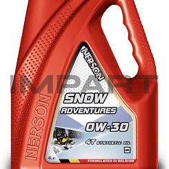 Масло моторное NERSON OIL 4T SnowАdventures synthetic 0W-30 4л (снегоходы) Nerson